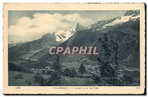 Cartes postales Chamonix L Aiguille Du Dru