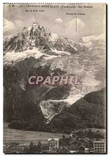 Cartes postales Chamonix Mont Blanc Les Bossons