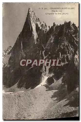 Ansichtskarte AK Chamonix Mont Blanc L Aigille du Dru