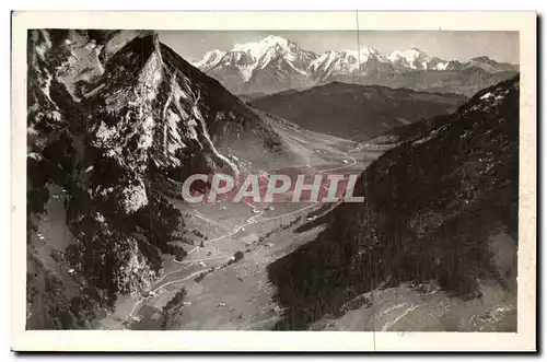 Ansichtskarte AK Chamonix Mont Blanc Col Des Aravis et vue sur le Mont Blanc