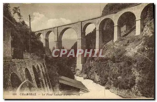 Cartes postales Chamonix Le Pont Sainte Marie