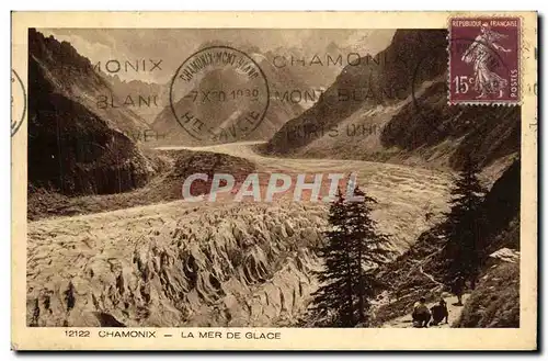 Cartes postales Chamonix La Mer De Glace