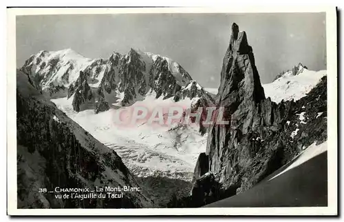 Cartes postales Chamonix Le Mont Blanc vue de l Aiguille du Tacul