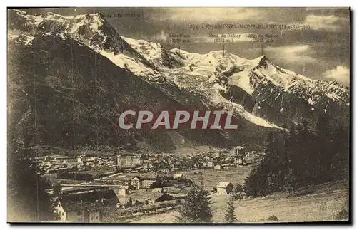 Cartes postales Chamonix Mont Blanc