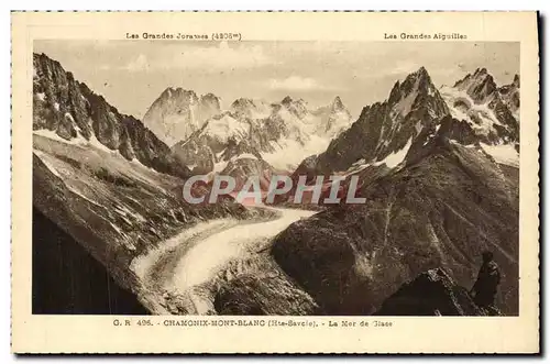 Cartes postales Chamonix Mont Blanc la Mer de Glace