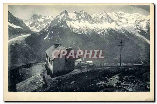 Cartes postales Chamonix La Chaine du Mont Blanc vue de la Flegere