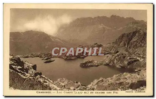 Cartes postales Chamonix Lac Cornu Et Chaine des Fiz