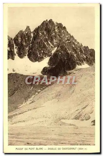 Cartes postales Massif du Mont Blanc Aiguille du Chardonnet