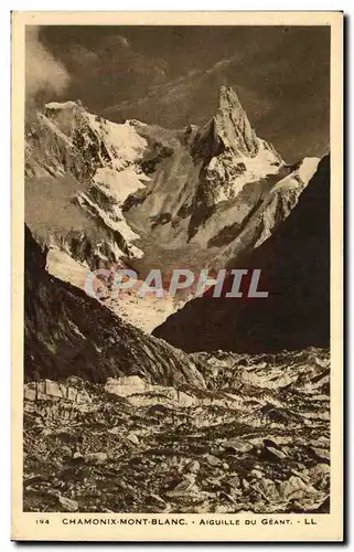 Cartes postales Chamonix Mont Blanc Aiguille du Geant