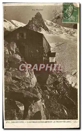 Cartes postales Chamonix Les Grands Mulets et le Mont Blanc