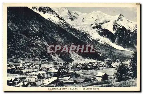 Cartes postales Chamonix Mont Blanc Le Mont Blanc