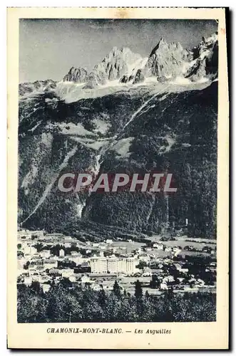 Cartes postales Chamonix Mont Blanc Les Aiguilles