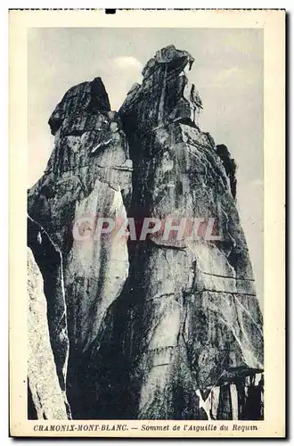 Cartes postales Chamonix Mont Blanc Sommet de L Arguille du Requin