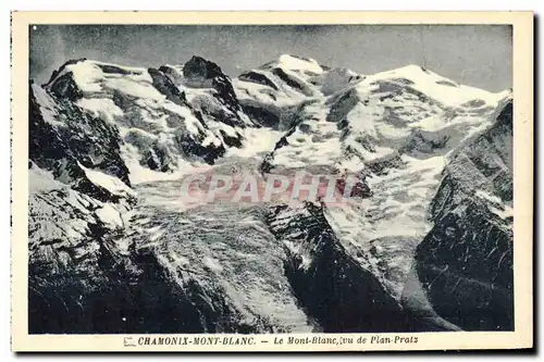 Ansichtskarte AK Chamonix Mont Blanc Le Mont de Plan Pratz