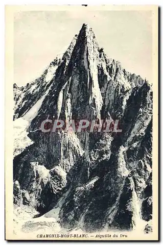 Cartes postales Chamonix Mont Blanc Aiguille du Dru