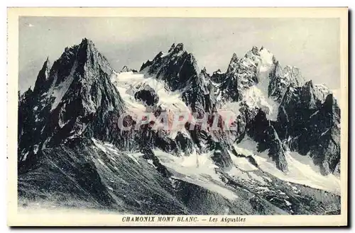 Cartes postales Chamonix Mont Blanc Les Aiguilles