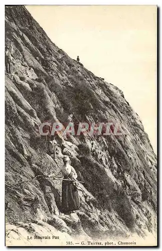 Cartes postales Chamonix Alpinisme