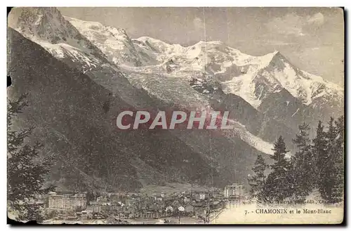 Cartes postales Chamonix et le Mont Blanc