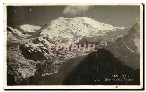 Cartes postales Chamonix Dome et Aiq Gouler