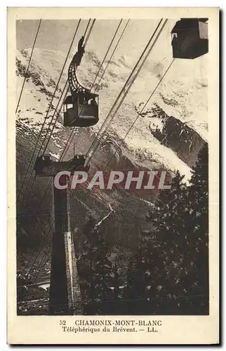 Cartes postales Chamonix Mont Blanc Telepherique du Brevent