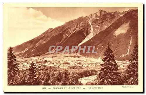 Cartes postales Chamonix Mont Blanc Vue Generale