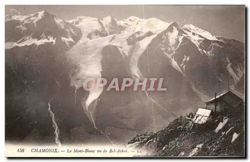 Cartes postales Chamonix Le Mont Blanc Vu de Bel Achat