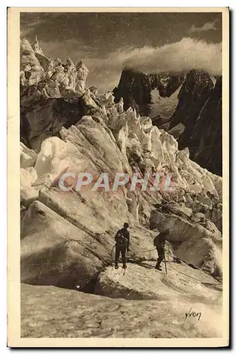 Cartes postales Massif du Mont Blanc Glacier du Geant