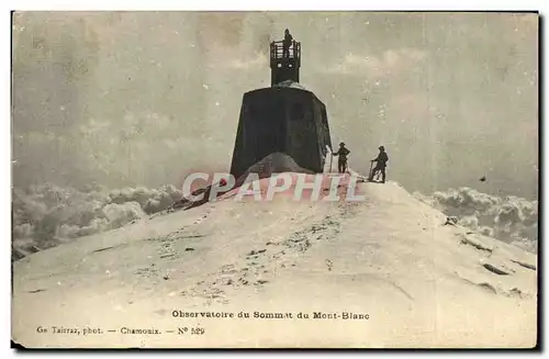 Cartes postales Observatoire du sommat du Mont Blanc