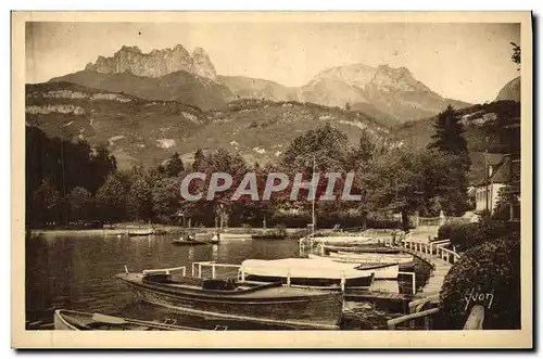 Ansichtskarte AK Annecy et son Lac Dominant le Port de Talloiers les Dents de Lanfon et les Roches Murraz