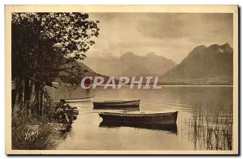 Cartes postales Annecy Le bout du Lac et le Massif des Bauges