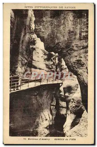 Cartes postales Environs d Annecy Gorges du Fier