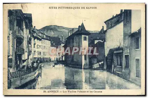 Cartes postales Annecy Le Vieilles Prisons et les Canaux