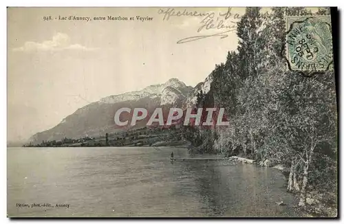 Cartes postales Annecy Entree Menthon et Veyier