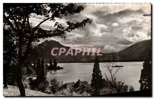 Cartes postales moderne Lac d Annecy Le Lac a Menthon St Bernard Vue sur le col de Leschaux