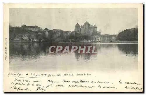 Cartes postales Lac Annecy Entree du Port