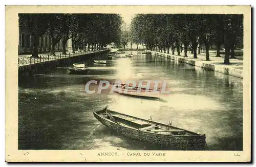 Cartes postales Lac Annecy Canal Du Vasse