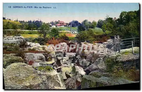 Cartes postales Gorges du Fier Mer de Rochers