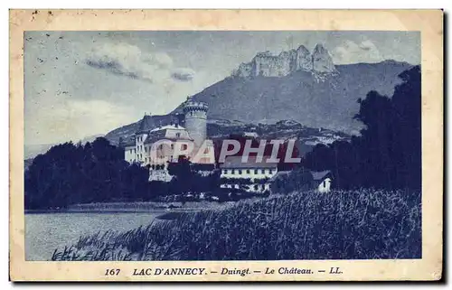 Cartes postales Lac Annecy Duingt Le Chateau