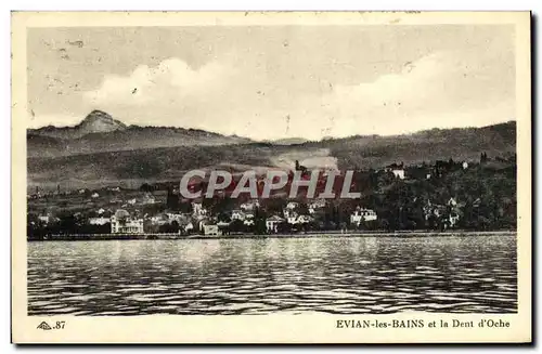 Cartes postales Evian les Bains et la Dent d Oche