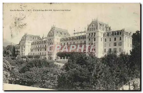 Cartes postales Evian les Bains Splendide Hotel