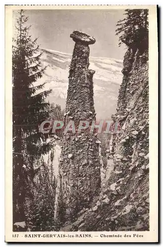 Cartes postales Saint Gervais le Bains Cheminee des Fees