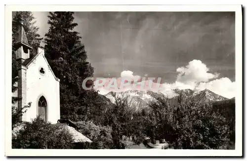 Ansichtskarte AK Servoz Chapelle du Lac et le Mont Blanc