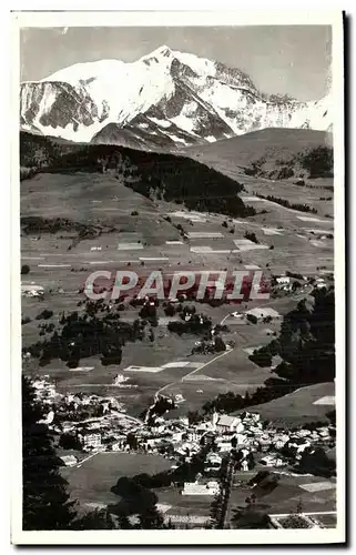 Cartes postales Hte Savoie Megeve et le Mont Blanc