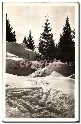 Cartes postales Assy Passy En hiver Ski a Plaine Joux