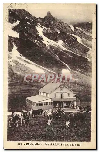 Cartes postales Chalet Hotel des Aravis Vaches