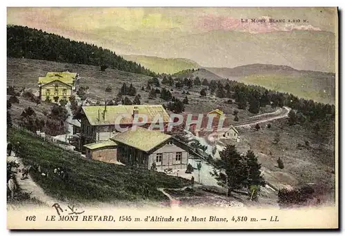 Cartes postales Le Mont Revard d Altitude et le Mont Blanc