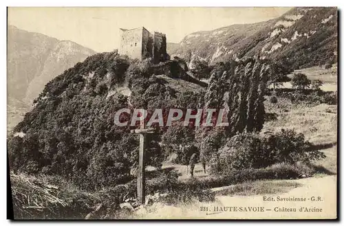 Cartes postales Haute Savoie Chateau d Arcine