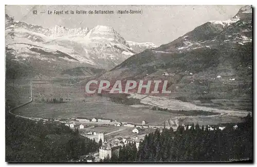 Cartes postales Sallanches Le Fayet et la Vallee