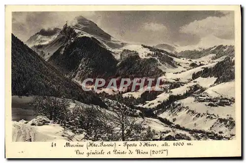 Cartes postales Morzine Vue Generale et Pointe de Niou