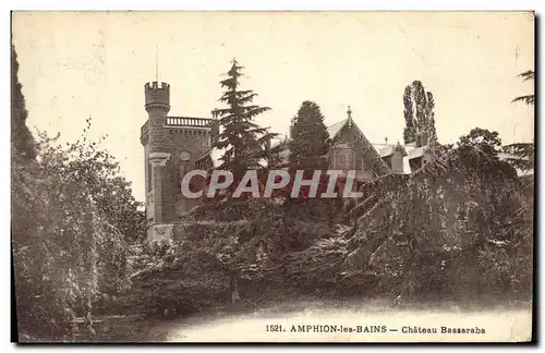 Cartes postales Amphion les Bains Chateau Bassaraba